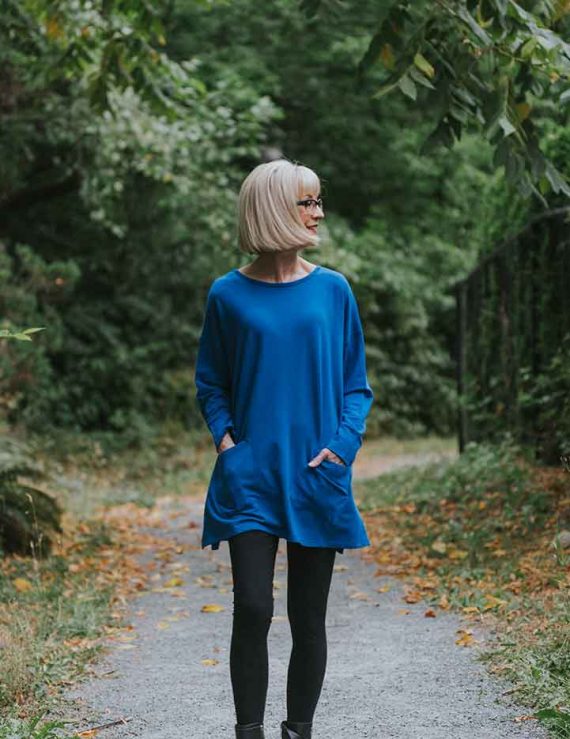 BtT-1062 Gilmour Bamboo French Terry Two Pocket Tunic
