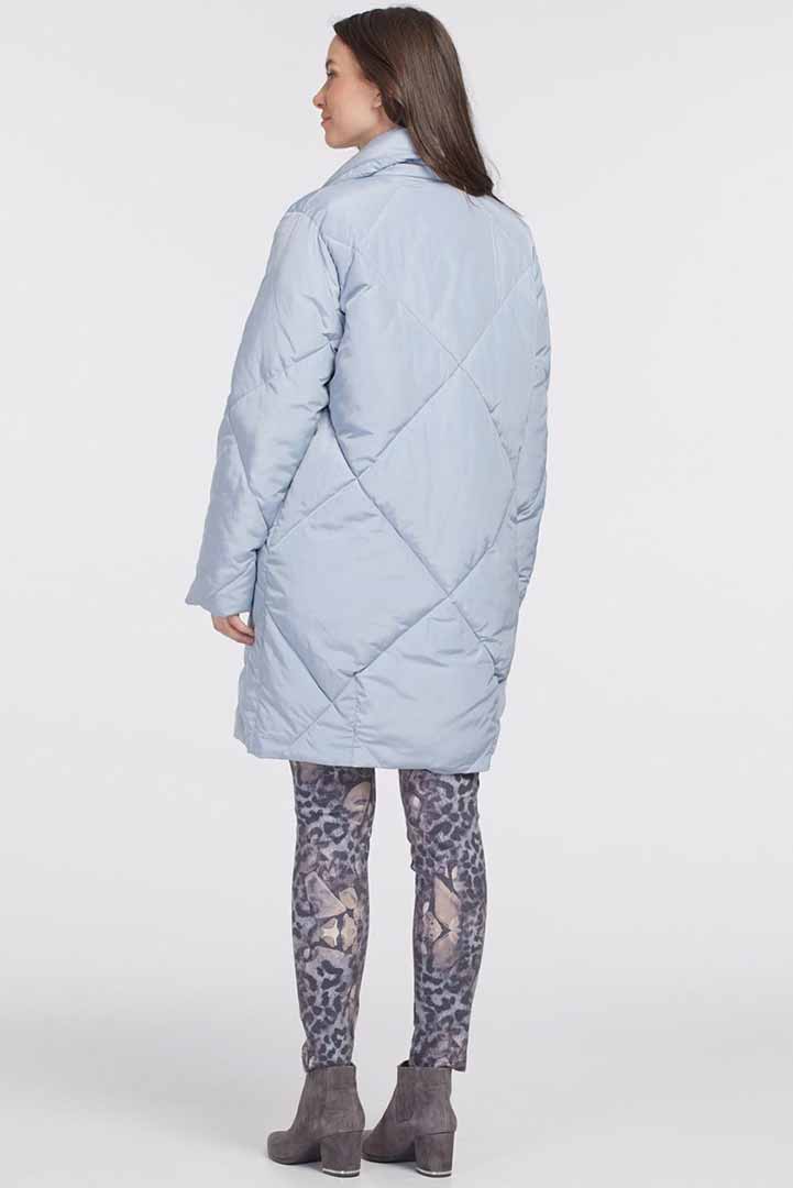 Tribal Quilted Puffer 4707O - Icy Blue Tribal Quilted Puffer 4707O - Icy Blue
